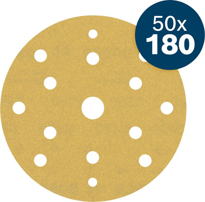 Image du produit Bosch Professional Zubehör Feuille abrasive pour ponceuse excentrique (180)