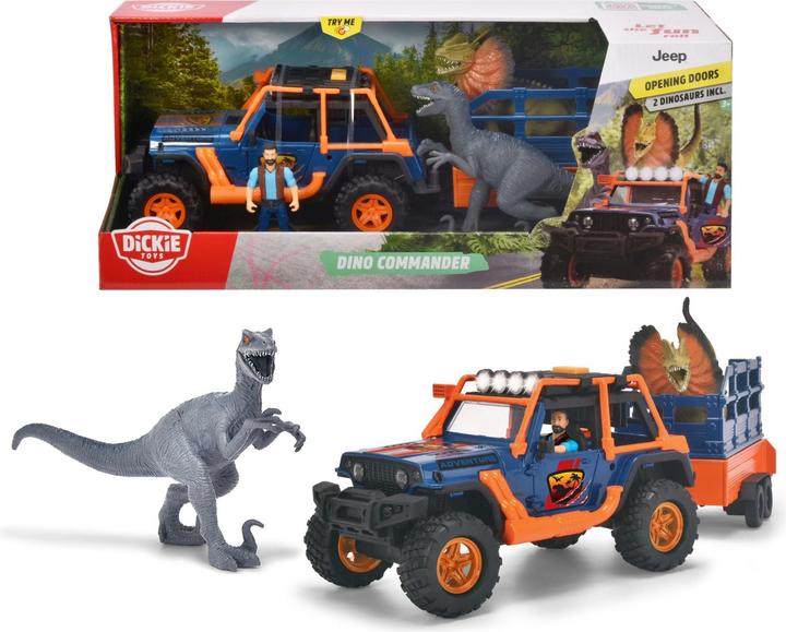 Immagine prodotto Dickie Set gioco Dino Jeep con rimorchio