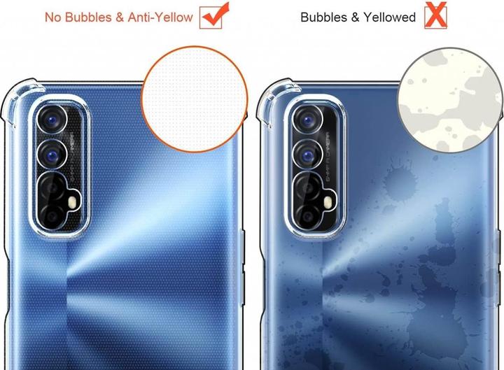 Actual product image Screenguard Realme 7 hull Crystal Soft Airbag Bumper (Realme 7)