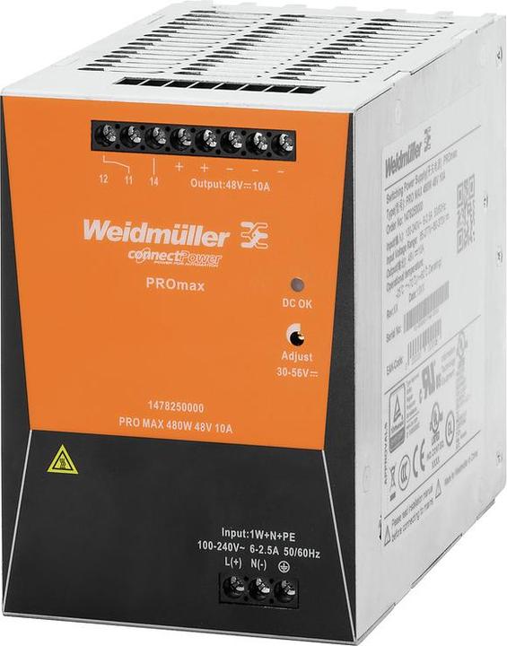 Actual product image Weidmüller DIN-rail power supply unit (DIN-rail