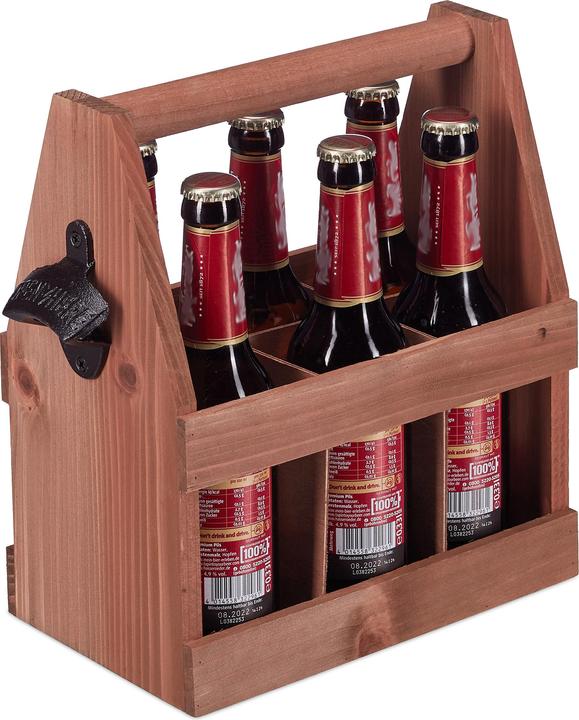 Image du produit Relaxdays Porte-bière (1 x, 27.5 x 15 x 28 cm)