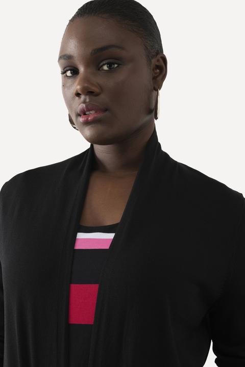 Actual product image Ulla Popken Longline Open Shape Cardigan (42, 44)