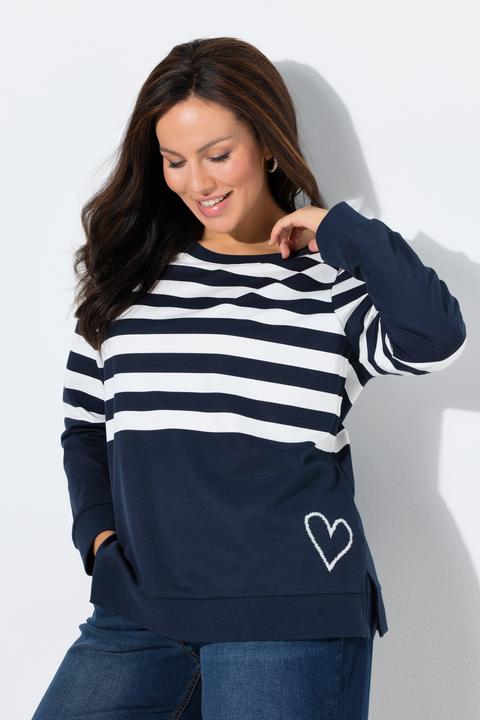 Actual product image Ulla Popken Breton Stripe Sweatshirt (42, 44)