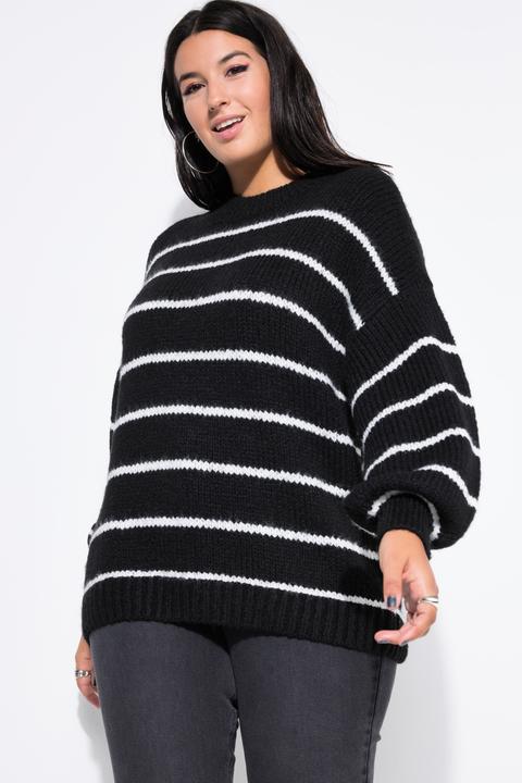 Image du produit Studio Untold Pull oversize à rayures (54)