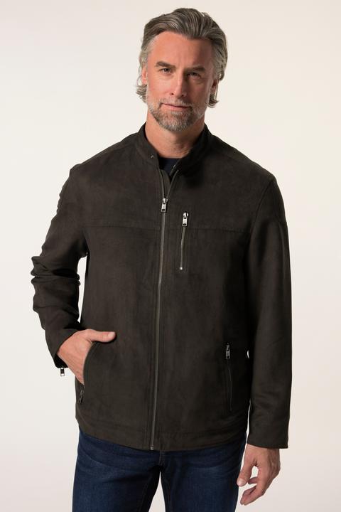 Produktbild Boston Park Bikerjacke, Mikrosuede, Zipper, bis 84/86 (68)
