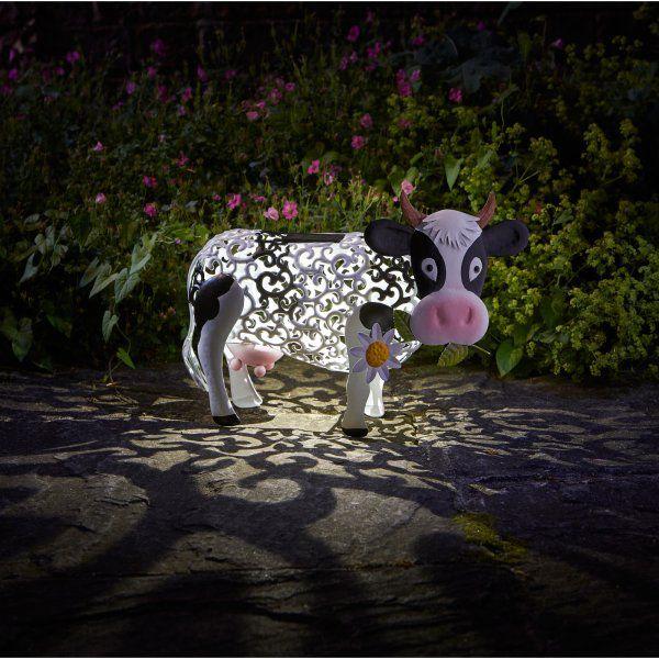Smart Garden Solar Silhouette Lampe Daisy Cow
