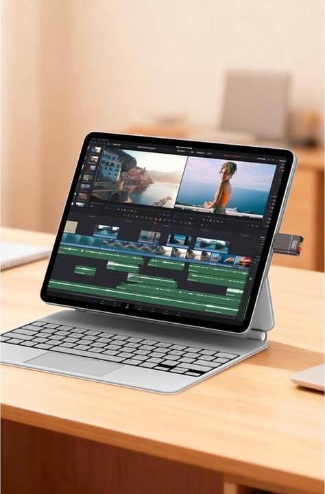 Actual product image PowerGuard USB-C to V30 MicroSD TF Cardreader Adapter (USB-C)