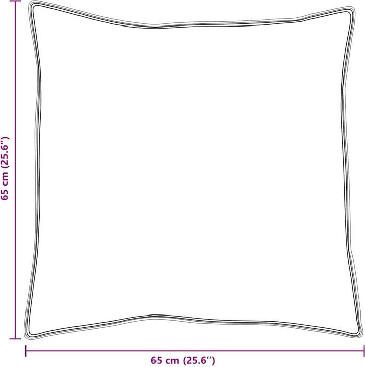 Produktbild vidaXL Bettkissen (65 x 65 cm)