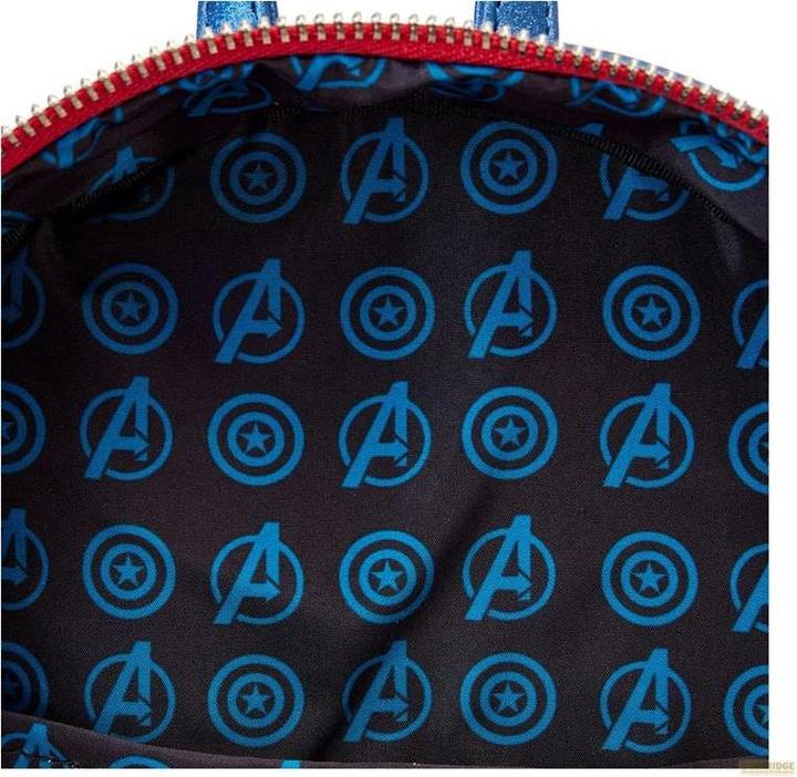 Image du produit Loungefly : Marvel Shine Captain America Cosplay Mini Backpack