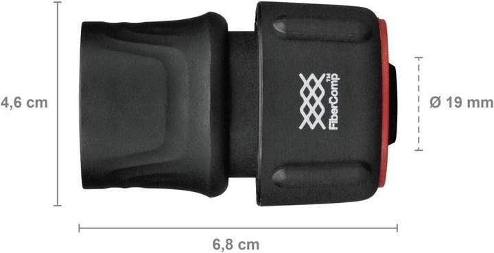 Actual product image Fiskars SZYBKOZŁĄCZE 3/4" FIBRECOMP (Hose connector, 19 mm)