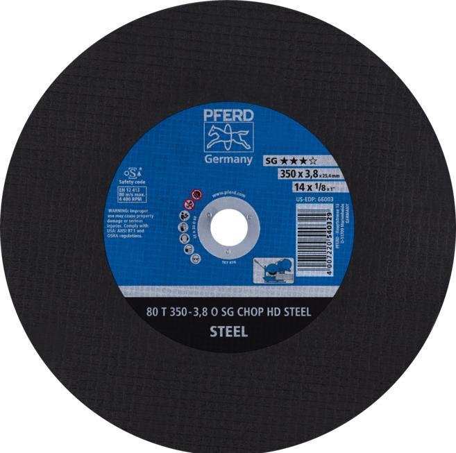 Produktbild Pferd Trennscheibe 80 T 350-3.8 A 30 O SG-CHOP-HD/25.4 VPE: 10