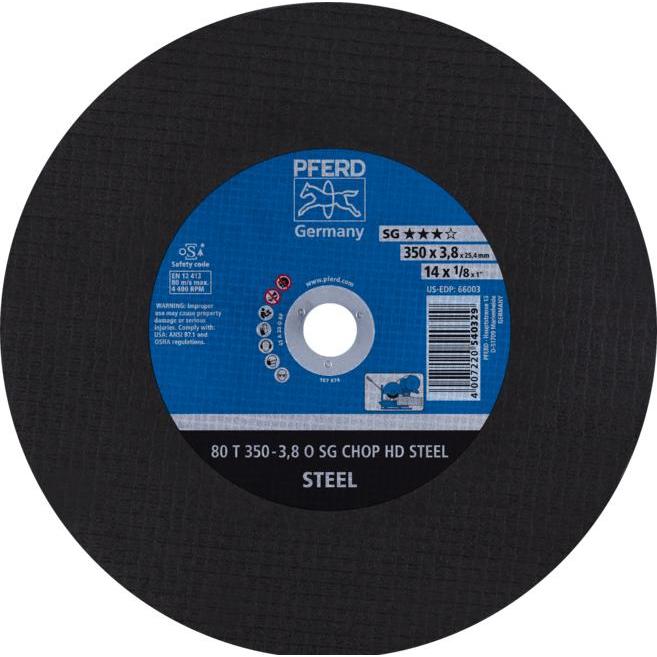 Pferd, Sägeblatt, Trennscheibe 80 T 350-3.8 A 30 O SG-CHOP-HD/25.4 VPE: 10