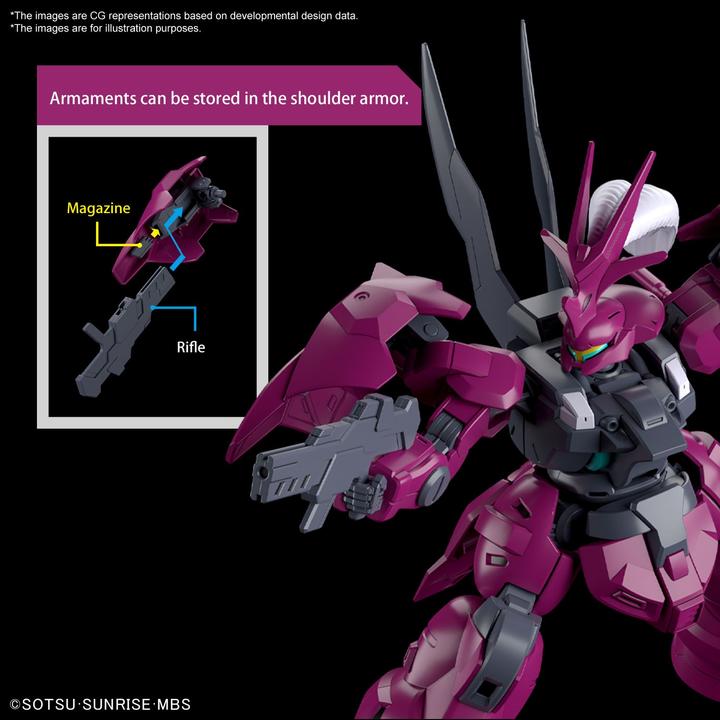 Actual product image Bandai Gundam - Guel's Dilanza High Grade
