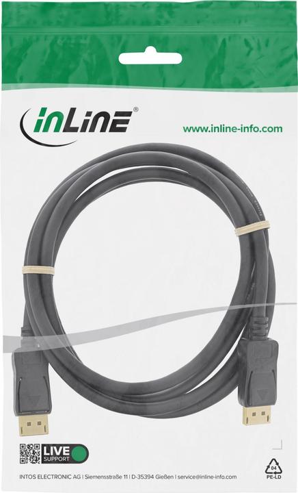 Actual product image InLine DisplayPort — DisplayPort (1.50 m)