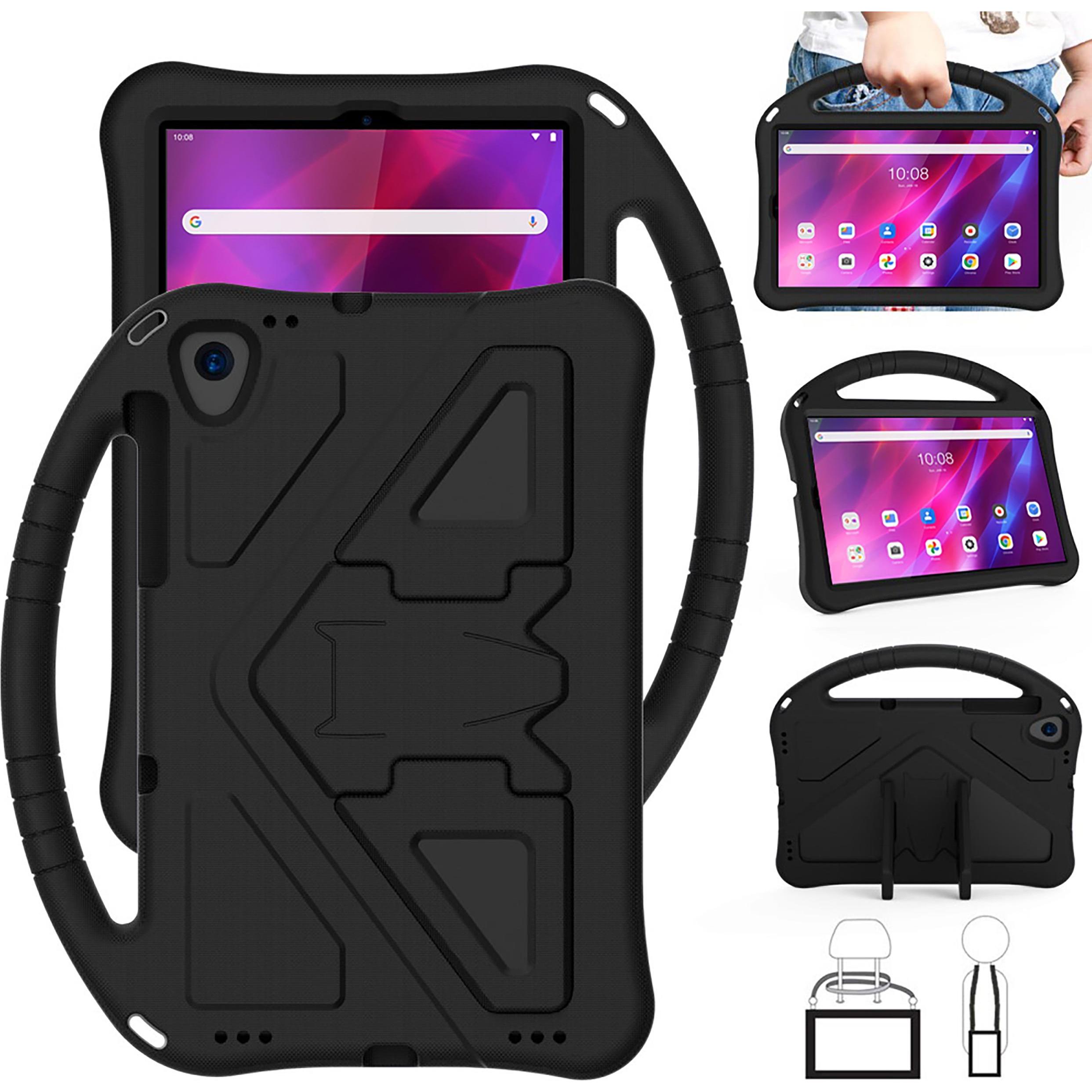 Cazy Schutzhülle Kompatibel mit Lenovo Tab K10 Kinderhulle Back Cover Classic für Kinder mit Griff - (Lenovo Tab K10 ZA8...