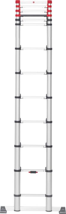 Produktbild Hailo FlexLine, Alu-Sicherheits-Teleskopleiter, 13 Sprossen (Anlegeleiter, 380 cm)