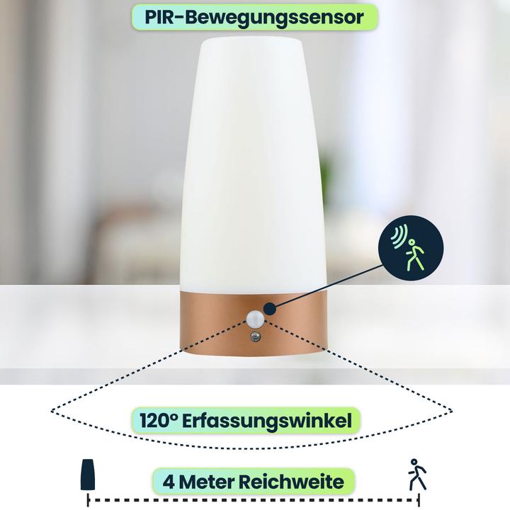Produktbild Casativo LED-Tischlampe mit PIR-Bewegungs-Sensor