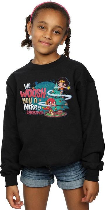 Produktbild Super Friends We WHOOSH You A Merry Christmas Sweatshirt Mädchen (116)
