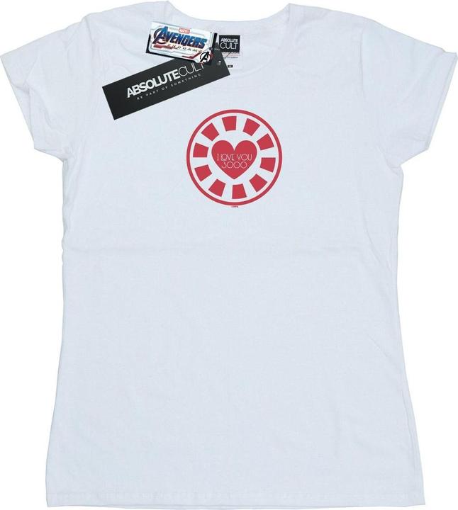 Immagine prodotto Maglietta in cotone con cuore di Tony Stark di Avengers Endgame I love you 3000 (XXL)