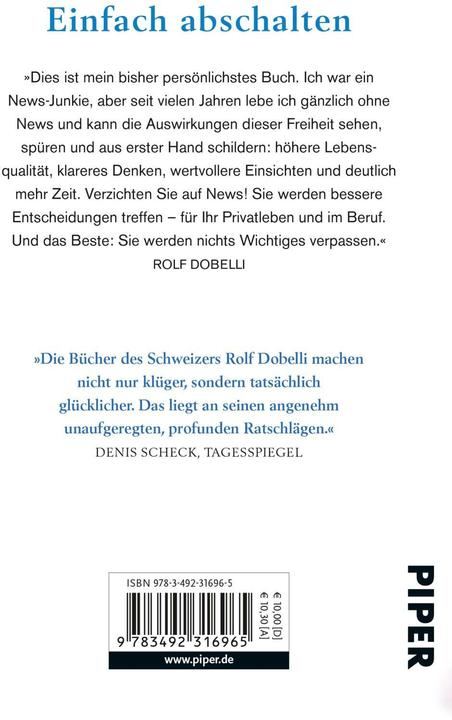 Die Kunst des digitalen Lebens (Deutsch, Rolf Dobelli, 2020)