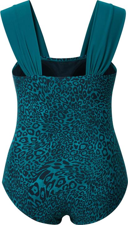 Image du produit Ulla Popken Maillot de bain motif léopard, bonnets souples et larges bretelles (42)