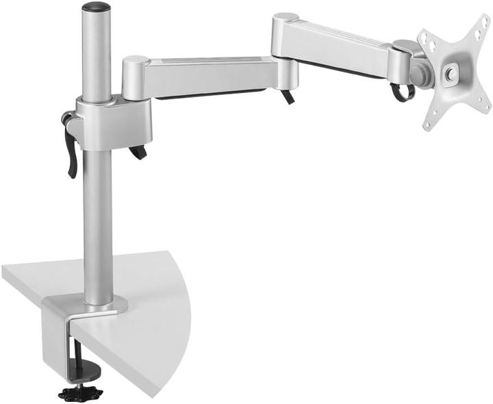 Actual product image Desq LCD monitor arm |49 cm|13kg max |panel clamp |Vesa 100/75 | Zilver (13 kg)