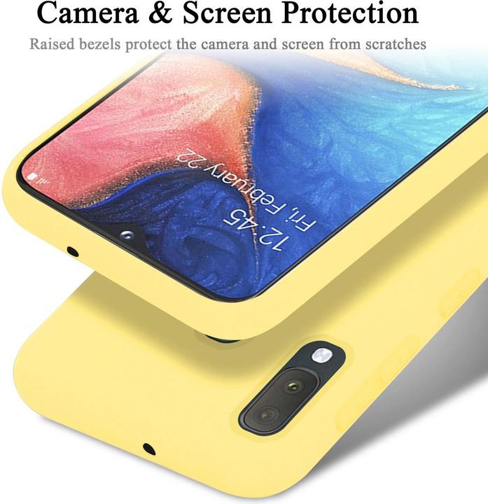 Productafbeelding Cadorabo TPU Liquid Silicone Case Cover (Samsung Galaxy A20e)
