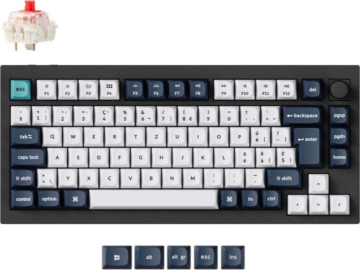Image du produit Keychron Q1 Max (CH, Filaire, Sans fil)