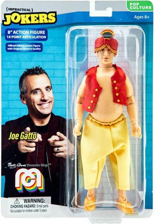 Actual product image Mego Impractical Jokers action figure Joe Gatto 20 cm