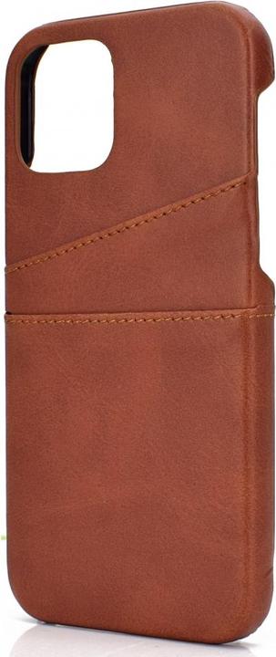 Produktbild Screenguard Apple iPhone 12 mini CardCaddy Leder Backcase mit Kartenfächern (Apple iPhone 12 mini)