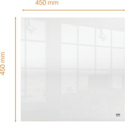 Productafbeelding Nobo Acryl notitiebord 45 cm x 45 cm, Transparant (45 x 45 cm)