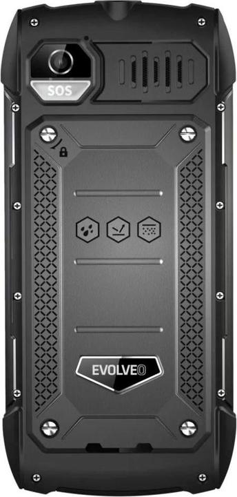 Actual product image Evolveo StrongPhone H1, 2.8" vodotěsný odolný/2xSIM/2px/micro SDHC/5000mAh/černá-šedá (2.80", 2 Mpx)