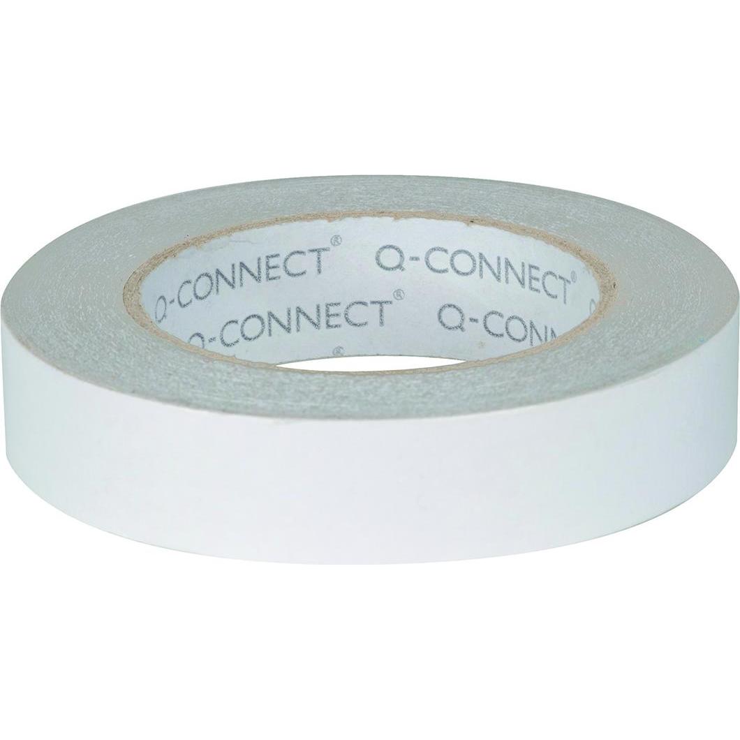 Q-Connect, Nastro adesivo, Nastro di montaggio biadesivo, schiuma, 18 mm, 3 m, bianco (18 mm)