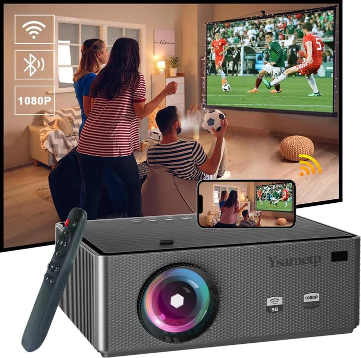 Produktbild Ysametp 1080p Native M7 Beamer WiFi Bluetooth (Full HD, 15000 lm)