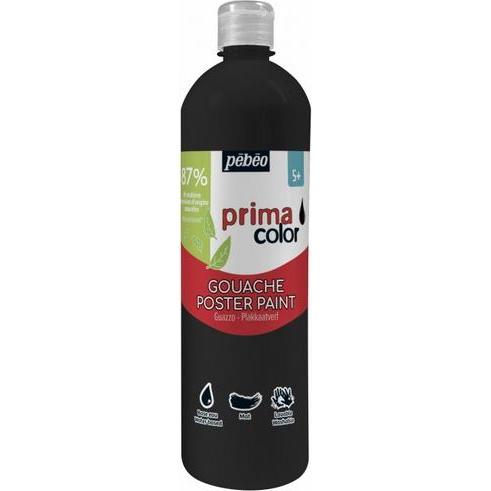 Pebeo, Künstlerfarbe + Bastelfarbe, Primacolor (Schwarz, 1000 ml)