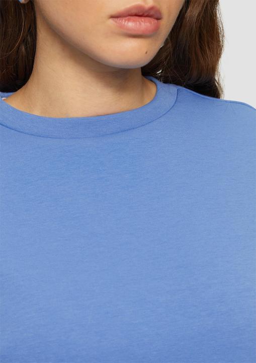 Produktbild s.Oliver Sweatshirt Verkürztes Sweatshirt aus Interlockjersey (M)