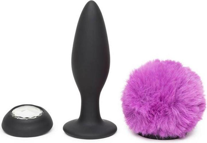 Immagine prodotto Happy Rabbit Plug anale vibrante ricaricabile medio nero/viola