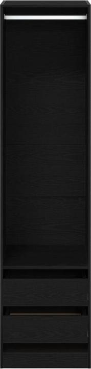 Immagine prodotto vidaXL Armadio in nero, rovere, 50x50x200 cm in materiale ligneo (50 x 50 x 200 cm)