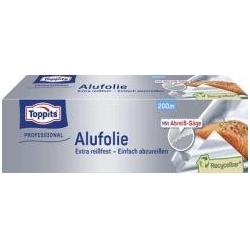 Toppits Alufolie 1 St., Lebensmittelverpackung, Silber