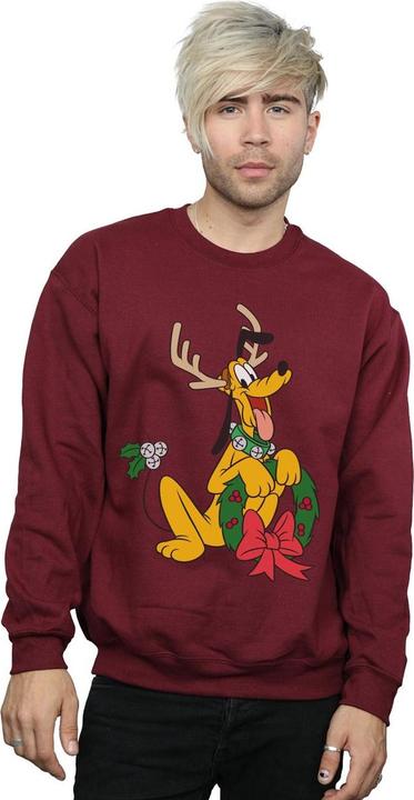 Immagine prodotto Disney Pluto Christmas Reindeer Felpa Uomo (XXL)