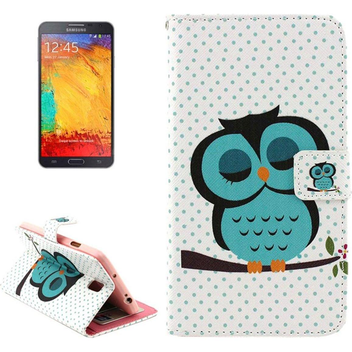 Thumbnail - König Design Schutzhülle Handytasche (Flip Quer) für Handy Samsung Galaxy Note 3 Neo 3G SM N750 / Galaxy Note 3 N (Samsu...