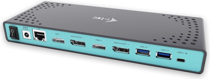 Produktbild i-tec USB 3.0 / USB-C Dual 4K Dock (USB-C, 2 Ports)