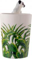 Actual product image Puckator Lemur Shaped Handle Cup in Dolomite Ceramics
