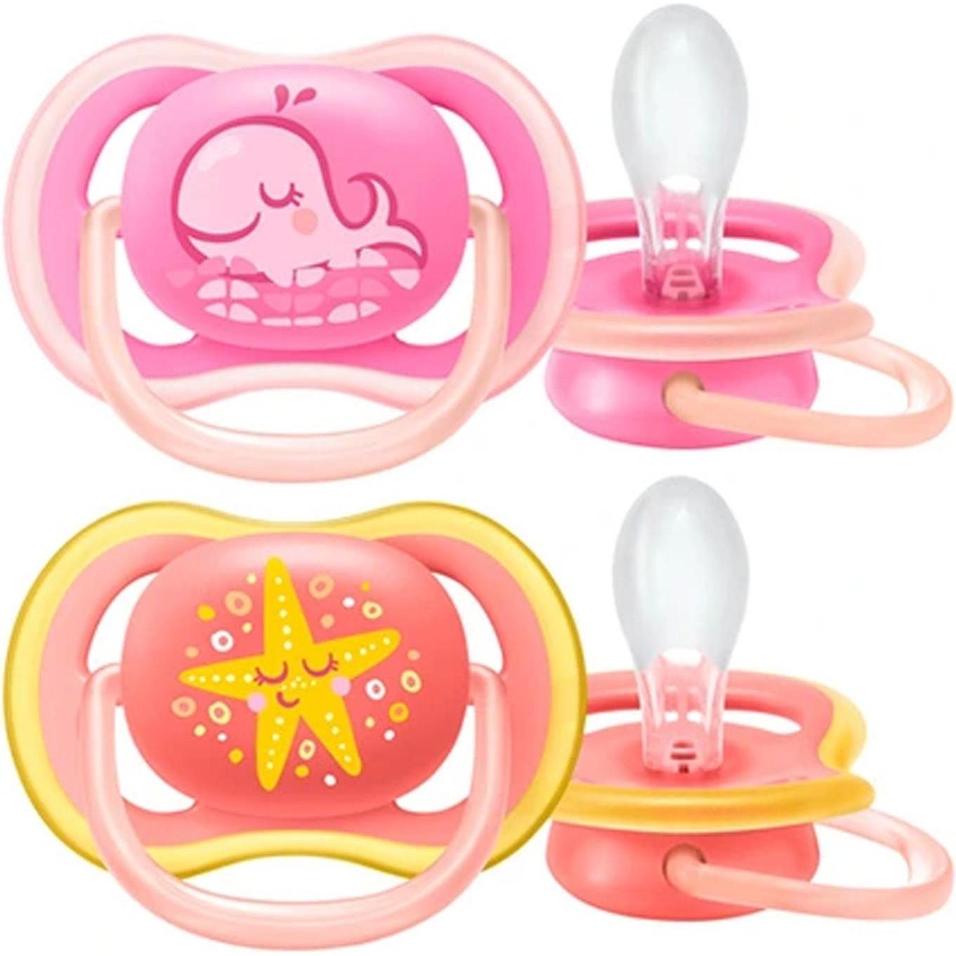 Thumbnail - Philips Avent, Nuggi, Ultra Air Wal & Seestern (2 x, ab 6 Monaten)