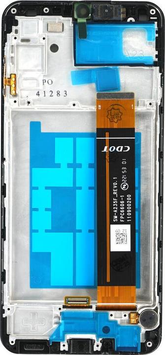 Actual product image OEM Display + Rahmen + Kleinteile (Kleber, Flex, Lautsprecher, Vibrator) SM-A235F Galaxy A23 4G (EU) (Display, Samsung Galaxy A23)