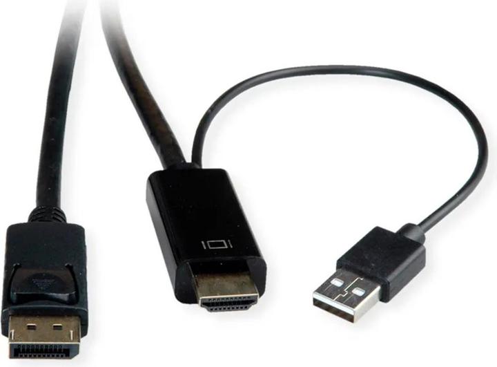 Produktbild Roline HDMI (Typ A) — DisplayPort (1 m, DisplayPort, 1.2)