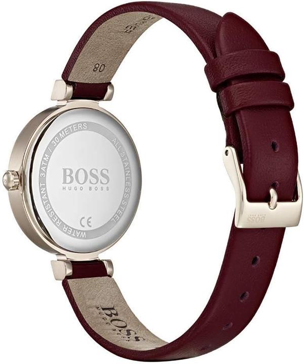 Produktbild BOSS Womens Analog Classic Quartz Watch with Leather Strap Red One Size 1502481 Red Classic (Analoguhr)