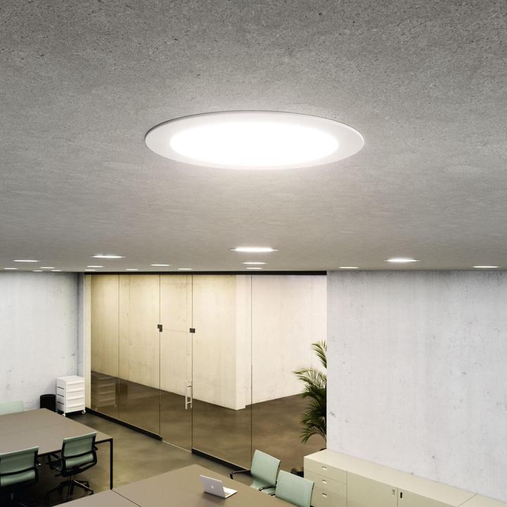 Actual product image Sigor Recessed light Fled downlight 220mm white 18W 3000/4000/5000K IP20 120° 1880lm RA90 (1880 lm)