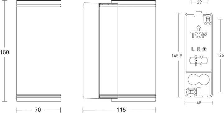 Immagine prodotto Steinel Aussenleuchte L 940 C (620 lm, GU10, IP44)