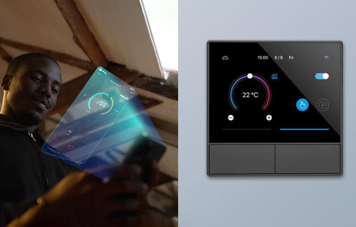 Actual product image Sonoff NSPanel Smart WiFi Wall Switch with LED Control Panel, Thermostat and Switch Functions